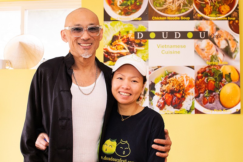 Donnal Chung and Frances Pham are the co-owners of Dou Dou Café.
