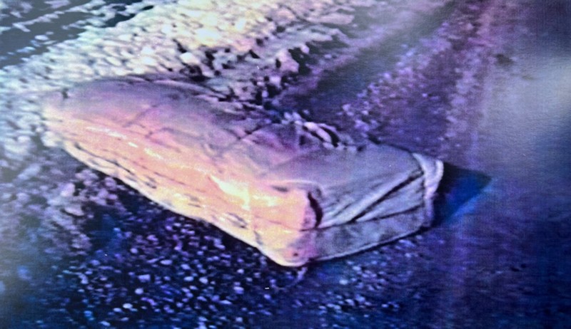 Crime scene photo of mattresses in which Muehlberg discarded Mihan's body.