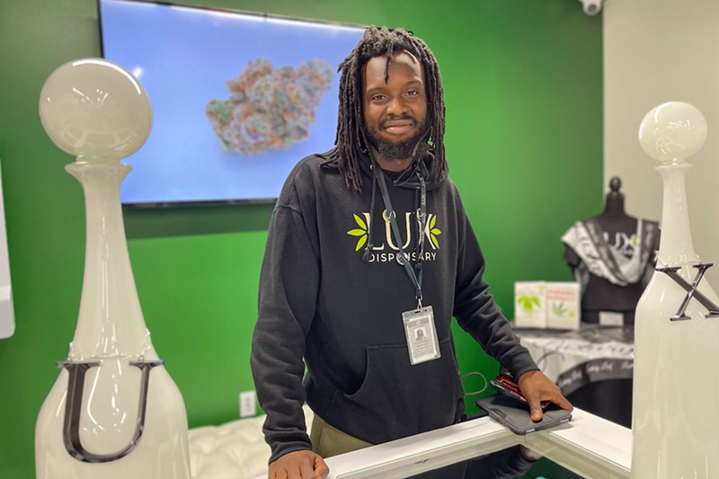 Marcus Kerr started as a budtender and specialist at Luxury Leaf dispensary in St. Louis about a month ago. He's among thousands who have landed new jobs in Missouri's growing cannabis industry.