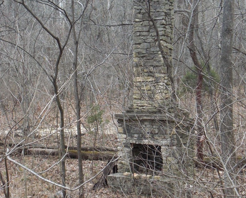 Photos like this help highlight the "creepiness' of the Lost Valley Loop Trail.