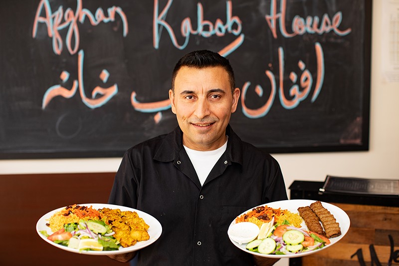 Chef-owner Faizulla Karzai.