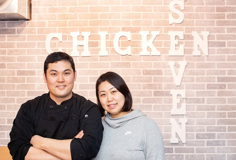 Sean Lee and Erica Park have struggled to obtain a liquor license for their restaurant Chicken Seven.