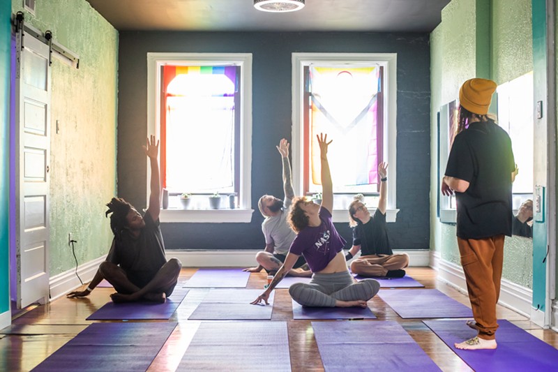 Elevate Well STL is a cannabis friendly yoga studio that welcomes all comers and also functions as a social club.