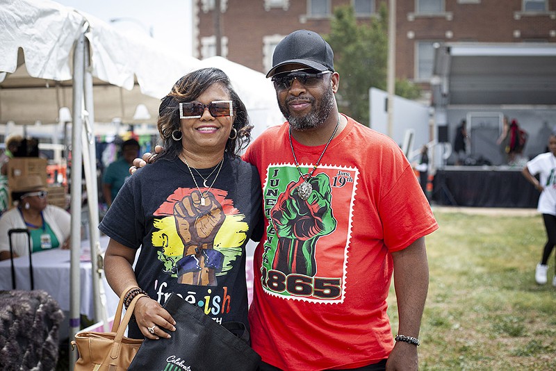 The Juneteenth Celebration on the Delmar Loop kicked off St. Louis' Juneteenth festivities this year on June 10.