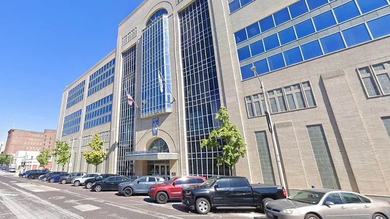 The SLMPD headquarters downtown.