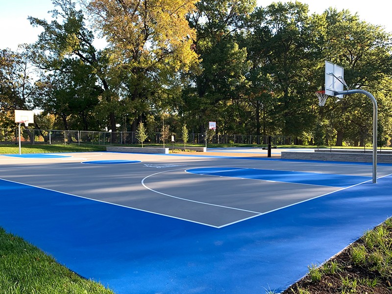 Tower Grove Park Now Has Basketball Courts St Louis St Louis