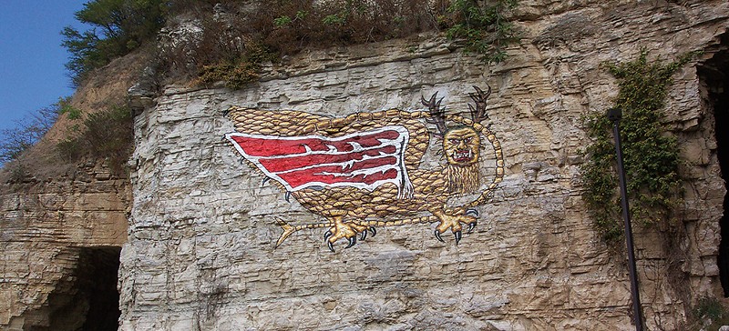 The Piasa Bird freaked out Jacques Marquette in 1673. - FLICKR/CURTIS ABERT