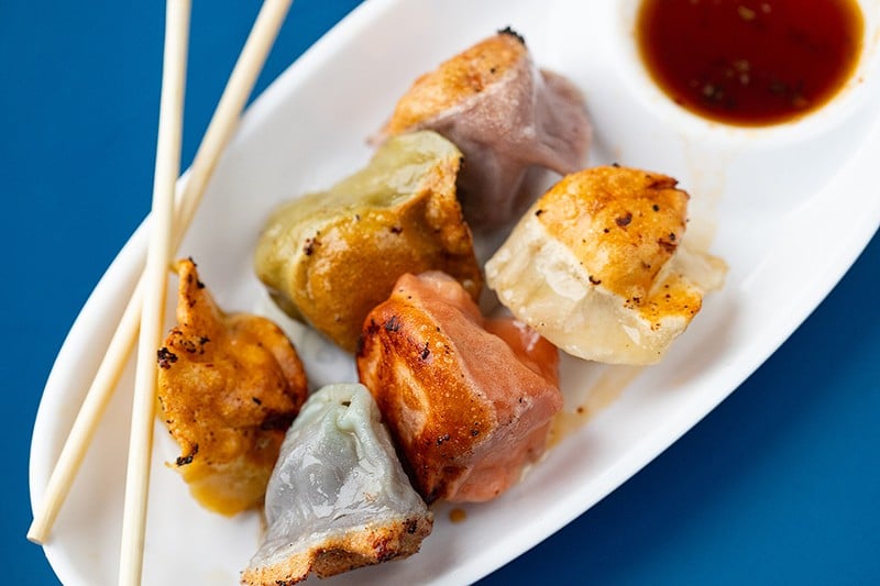 Mix-and-match dumplings come in options such as pork, shrimp and tofu.