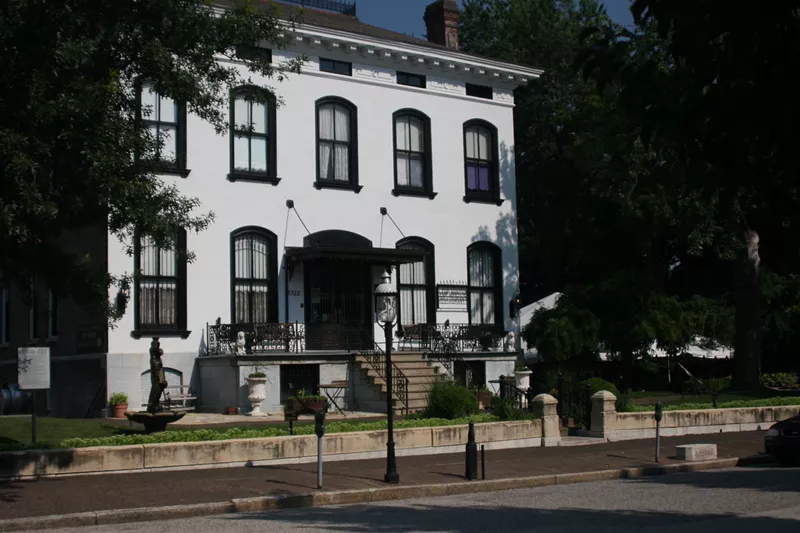 You could have your Thanksgiving dinner at the Lemp Mansion. - VIA FLICKR / PAUL SABLEMAN