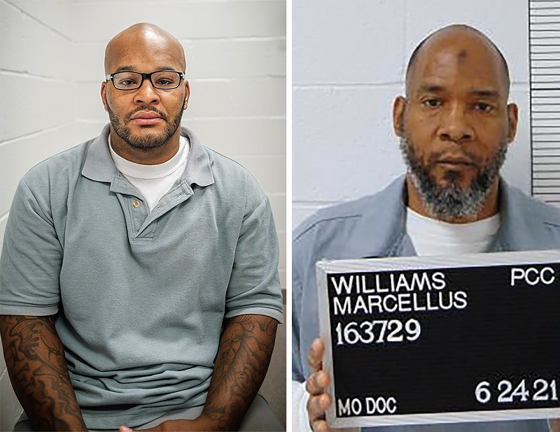 Kevin Johnson, left, was executed in November 2022. Marcellus Williams, right, hopes to avoid the same fate. - JEREMY WEIS/MO DOC