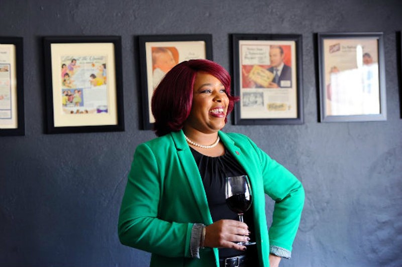 Alisha Blackwell makes wine accessible at Reeds American Table. - HOLLY RAVAZZOLO