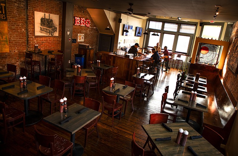 The interior of the Shaved Duck has a new open floor plan and bar. - ZACHARY LINHARES