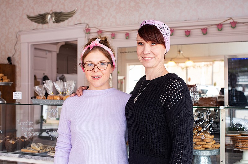 Sugaree co-owner Megan Cobb and head baker Christi Rund. - MABEL SUEN