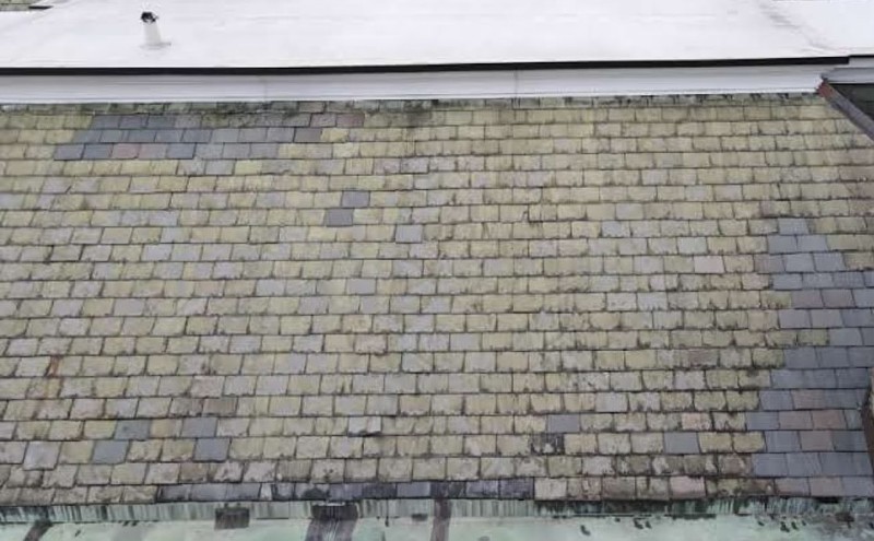 Lindsay Dausman's old roof. - COURTESY PHOTO