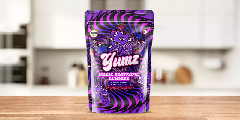 Yumz Magic Mushroom Gummies, offering the best taste for a delightful shroom experience.