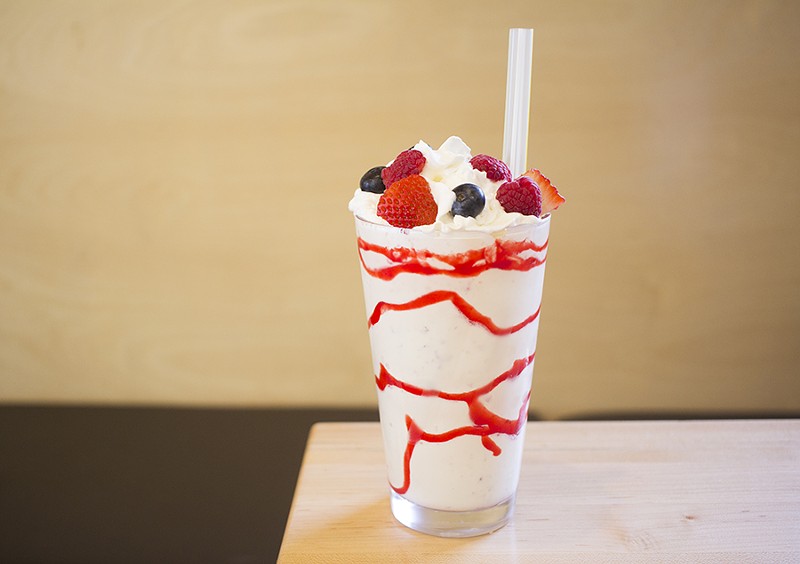 A boozy shake makes a good meal even better. - PHOTO BY MABEL SUEN