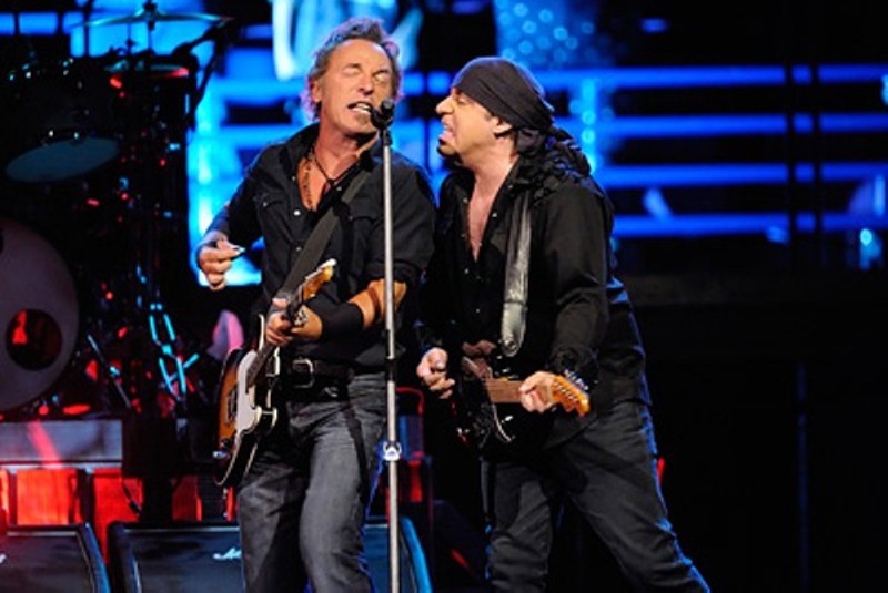 Bruce Springsteen and Steven Van Zandt performing live at Scottrade Center in 2008. - Photo by Todd Owyoung
