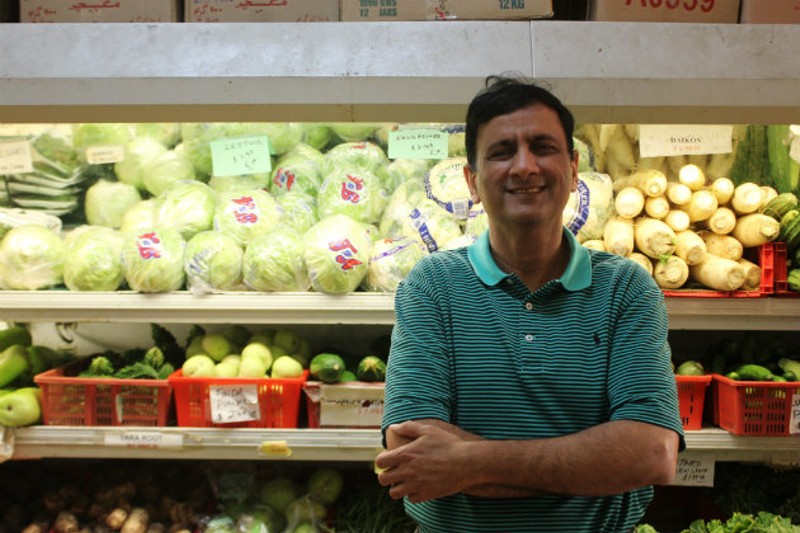 Rashed Kazmi, owner of Mideast Market. - Cheryl Baehr