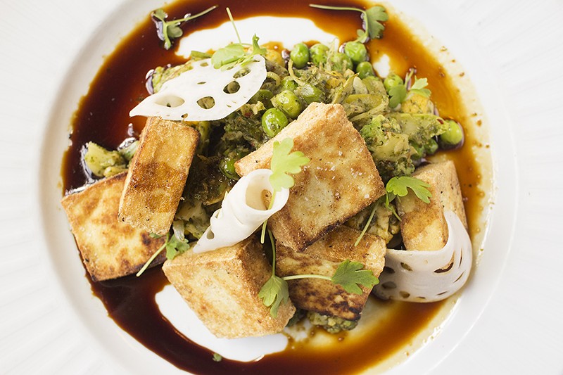 "Crispy Okabe" is a terrific option for tofu eaters. - MABEL SUEN