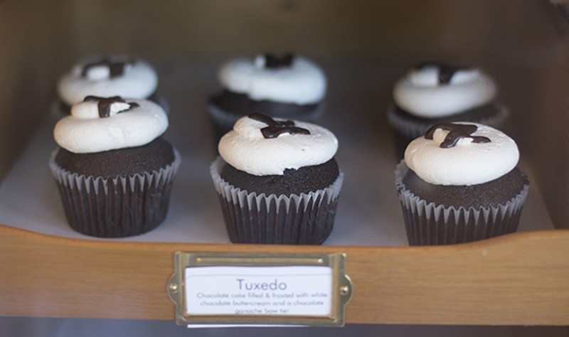 The "Tuxedo" cupcake. - PHOTO BY TAYLOR VINSON