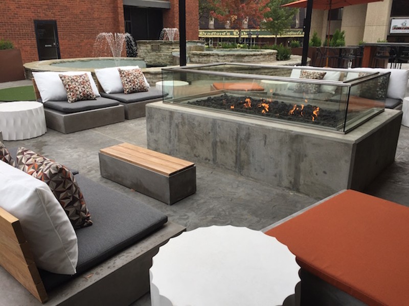 The place also offers an extensive outdoor area, complete with a fire pit. - PHOTO COURTESY OF NANCY MILTON