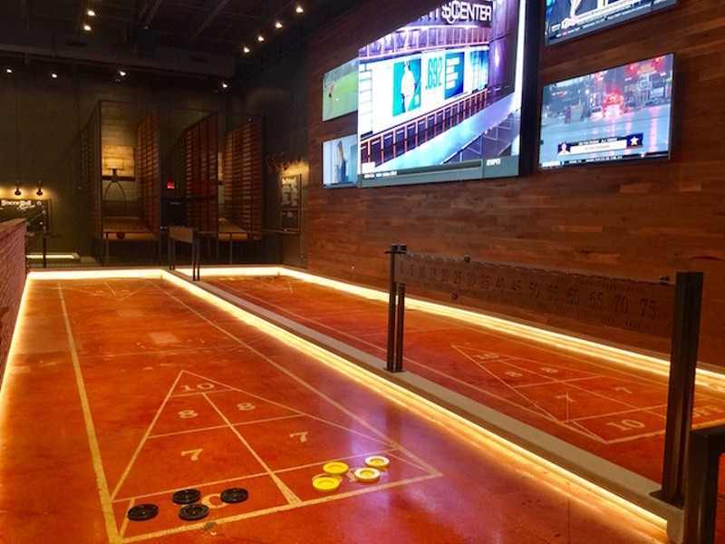 These aren't your grandmother's shuffleboard tables. - PHOTO COURTESY OF NANCY MILTON