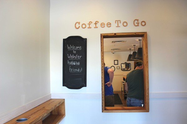 The to-go coffee window is sure to be a hit. - PHOTO BY LAUREN MILFORD