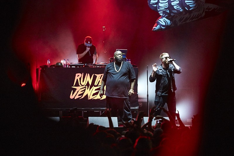 Run the Jewels performing at LouFest on Sunday night. See more photos in our full slideshow. - Photo by Theo Welling