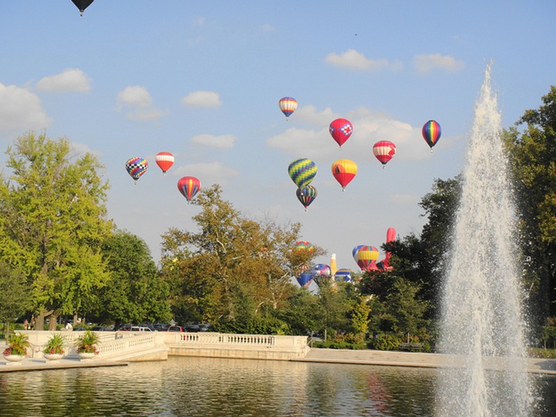 The Great Forest Park Balloon Race is back this weekend. - Photo courtesy of Flickr / David Shane