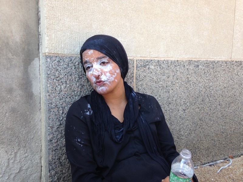 Maleeha Ahmad, 28, was pepper-sprayed by police. - PHOTO BY DOYLE MURPHY