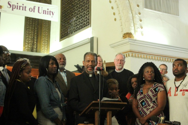 The Rev. Darryl Gray says he was trying to protect a fellow pastor when he was arrested. - PHOTO BY DOYLE MURPHY