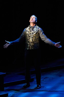 Claudius (Michael James Reed) prays for forgiveness of his many sins. - PETER WOCHNIAK