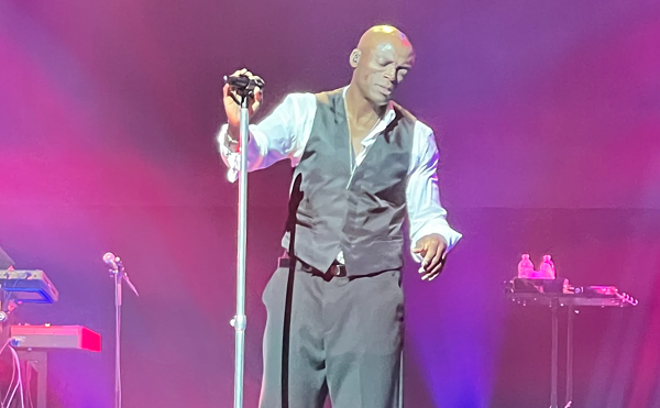 Seal on stage at the Stifel Friday.