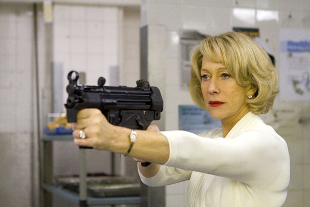 Helen Mirren will cut you, and other awesome old-people things, in Red