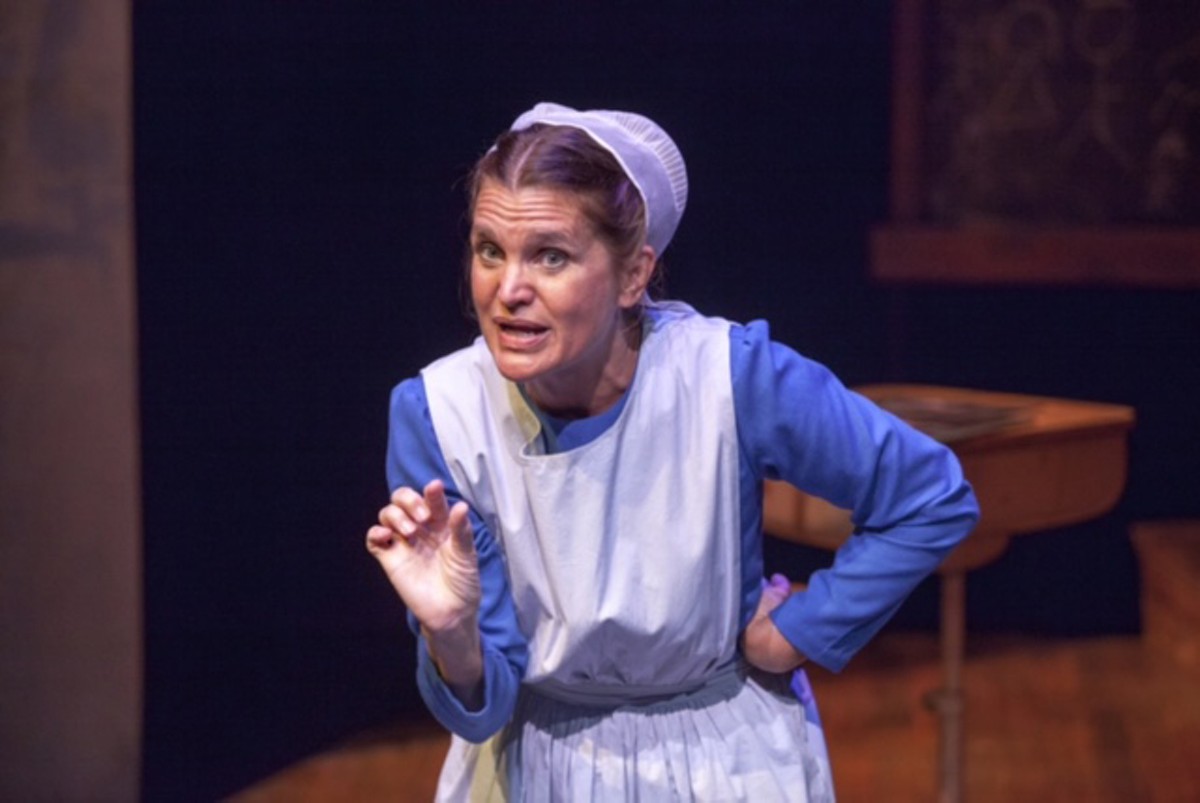 Amy Loui juggles seven characters in The Amish Project.