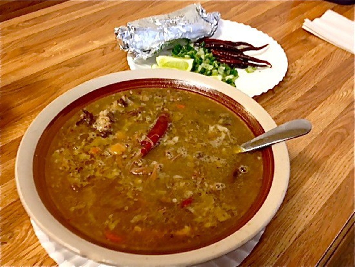 The goat soup at La Tejana