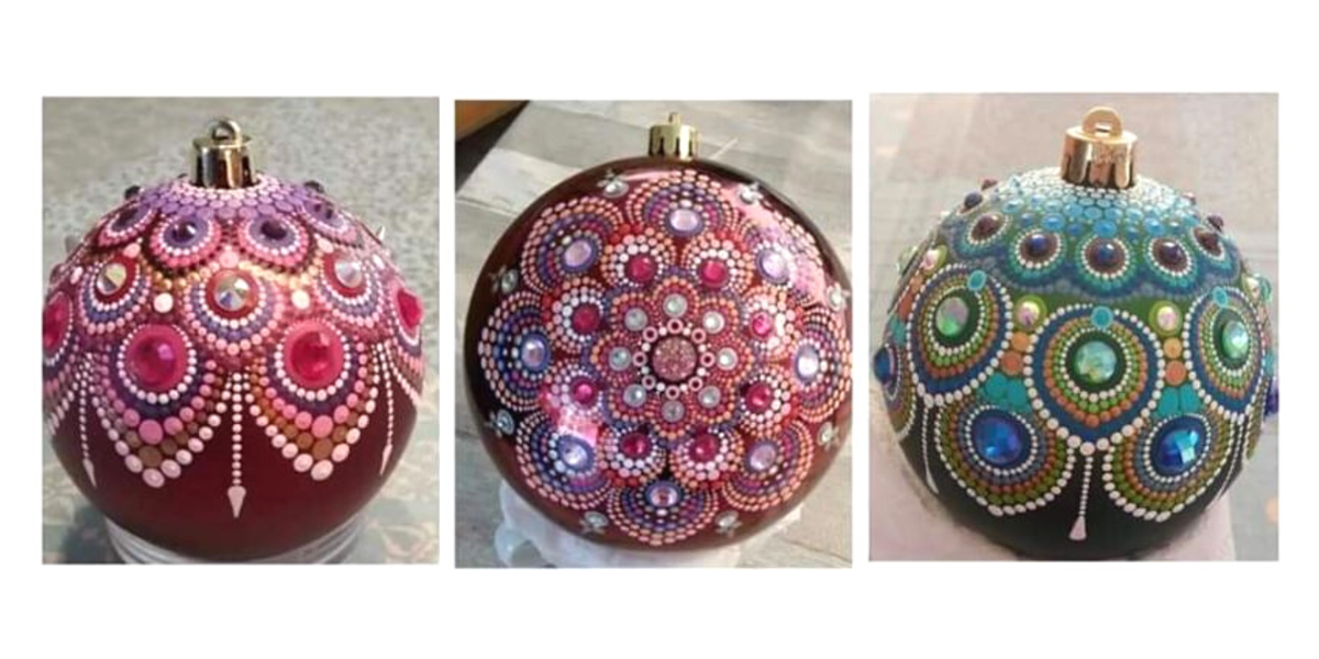 Mandala Holiday Ornament Examples