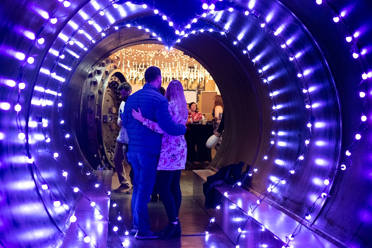 Take a stroll (and maybe some photos) as you walk through our Tunnel of Love exhibit in our 200 year old Bank Vault.
