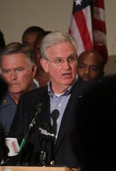 Ex-Governor Jay Nixon was targeted in scam, authorities say.