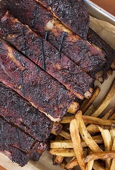 A full rack of ribs from BEAST Craft BBQ Co.