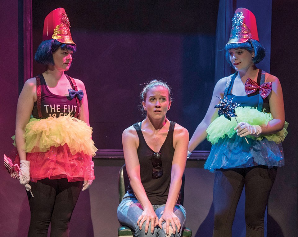 Erin Brewer (center) is a woman haunted by "might-have-beens" in "Shut Up and Dance."