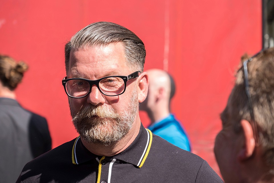 Proud Boys founder Gavin McInnes devised the group's distinctive look (the shirts) and jargon ("Western chauvinism"). - SHUTTERSTOCK