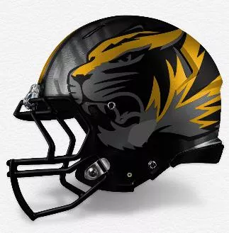 mizzou gold helmet