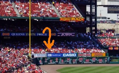 Left Field Porch 1 at Busch Stadium 