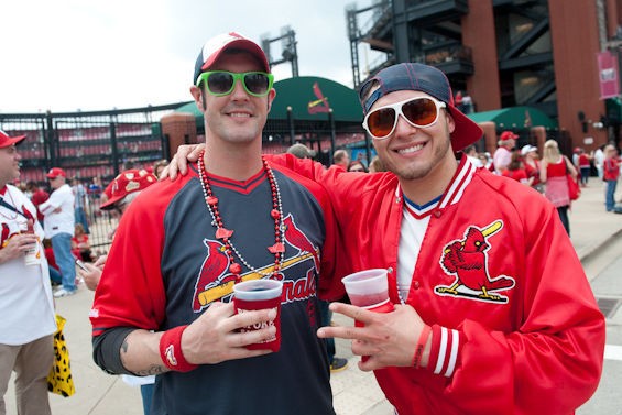 Which celebrities are St. Louis Cardinals fans?