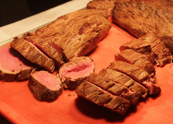Wenneman's Farms beef tenderloin poached in Creole butter then over-roasted. | Nancy Stiles