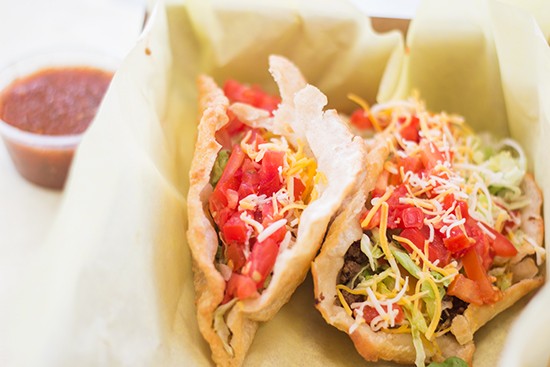 Fort Taco's "traditional soft tacos." | Photos by Mabel Suen