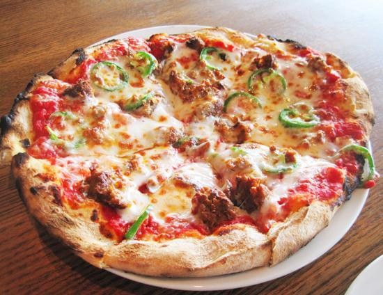 The "Gringo Star" pizza at twinOak Wood-Fired Fare - IAN FROEB