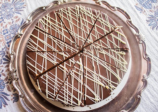 Chocolate-mousse cheesecake from LuciAnna's Pastries. | Photos by Mabel Suen