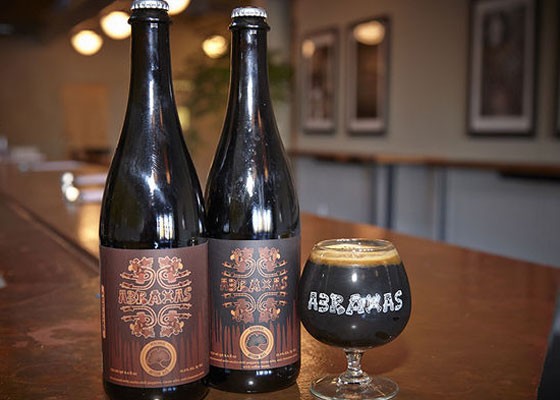 The rare Abraxas brew, with last year's Sump Coffee Abraxas. | Steve Truesdell